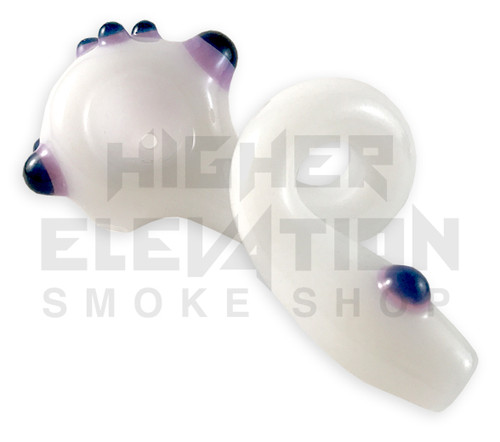 Dynamic Form 4.5" White Spiral Spoon w/ Pink Slyme Accents ( Out of Stock )