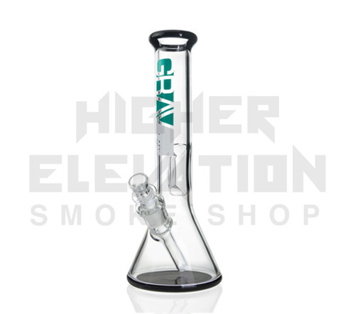 Grav Labs Fixed Beaker with Geometric Ice Pinch 12" - Black (Out of Stock)