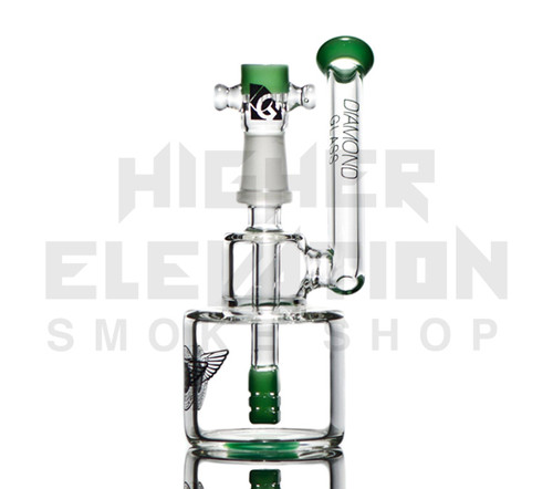 Diamond Glass Birthday Cake Sidecar Waterpipe 6" (Out of Stock)