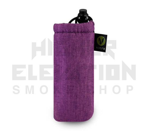 5.5" Drawstring Pipe Bag by Vatra - Purple Woven