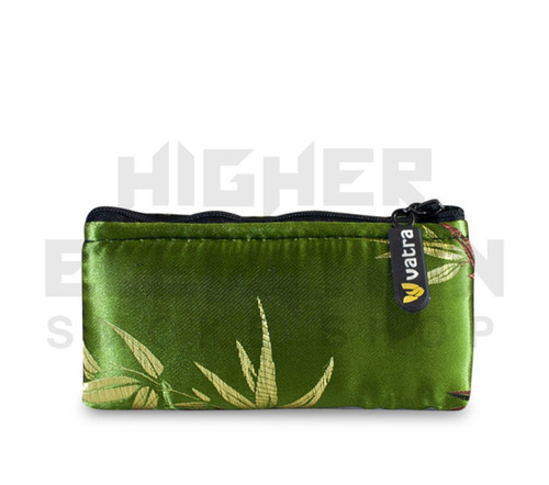 5.5" Zip Pipe Bag by Vatra - Green Satin Bamboo