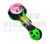 4.5" Silicone Handpipe w/ Dish & Dabber (assorted colors)