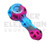 4.5" Silicone Handpipe w/ Dish & Dabber (assorted colors)