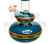 HVY 12" 38Mil Mini Genie Bottle w/ Wave Art Double Bubble (assorted colors) (Out of Stock)