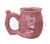 Stoner Girl Ceramic Mug Pipe - 11oz Small - Pink