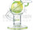 Envy 10" Ball Rig (assorted colors) (Out of Stock)