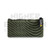 5.5" Zip Pipe Bag by Vatra - Green/Gray Velvet Swirl