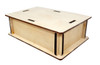 Pedal-size DIY Wooden Box Enclosure Kit - 4" x 6" x 2" - Easy to Assemble