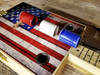 The Red, White & Blue Slide Set for Cigar Box Guitars - handcrafted in the USA!