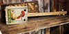"Tampa Fad Rooster" 3-string Illustrated Cigar Box Guitar - Vintage Cigar Art Series