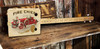 "The Fire Chief" 3-string Illustrated Cigar Box Guitar - Vintage Cigar Art Series