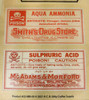 Poison Apothecary Label Decal Sheet (#2) - 10 More Vintage Poison Labels for Craft Use