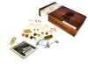 "Gitty Gold" 3-string Electric CBG Parts Pack with Premium Cigar Box