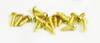 500pc. #2 x 1/4" Gold Round Phillips-Head Screws