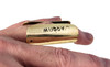 The MUDDY Slide - 2-inch Adjustable Brass Cigar Box Guitar Slide - Hand-crafted in the USA