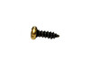 100pc. #2 x 1/4" Antique Brass Phillips Round-Head Screws