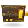 "1874 Rambler" Premium 3-string Electric Cigar Box Guitar by Deke