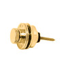 2pc. Gold Locking Strap Buttons