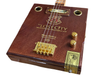 Lost City Blues - Premium 4-string Electric Cigar Box Guitar by Deke (GDGB)