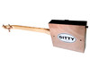Blackened "M81" - Premium 3-string Electric Cigar Box Guitar by Deke
