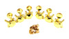 Gold Enclosed-Gear Guitar Tuners/Machine Heads - 6pc. 3 left/3 right