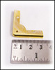 24pc. Low-Profile Brass-plated Box Corners