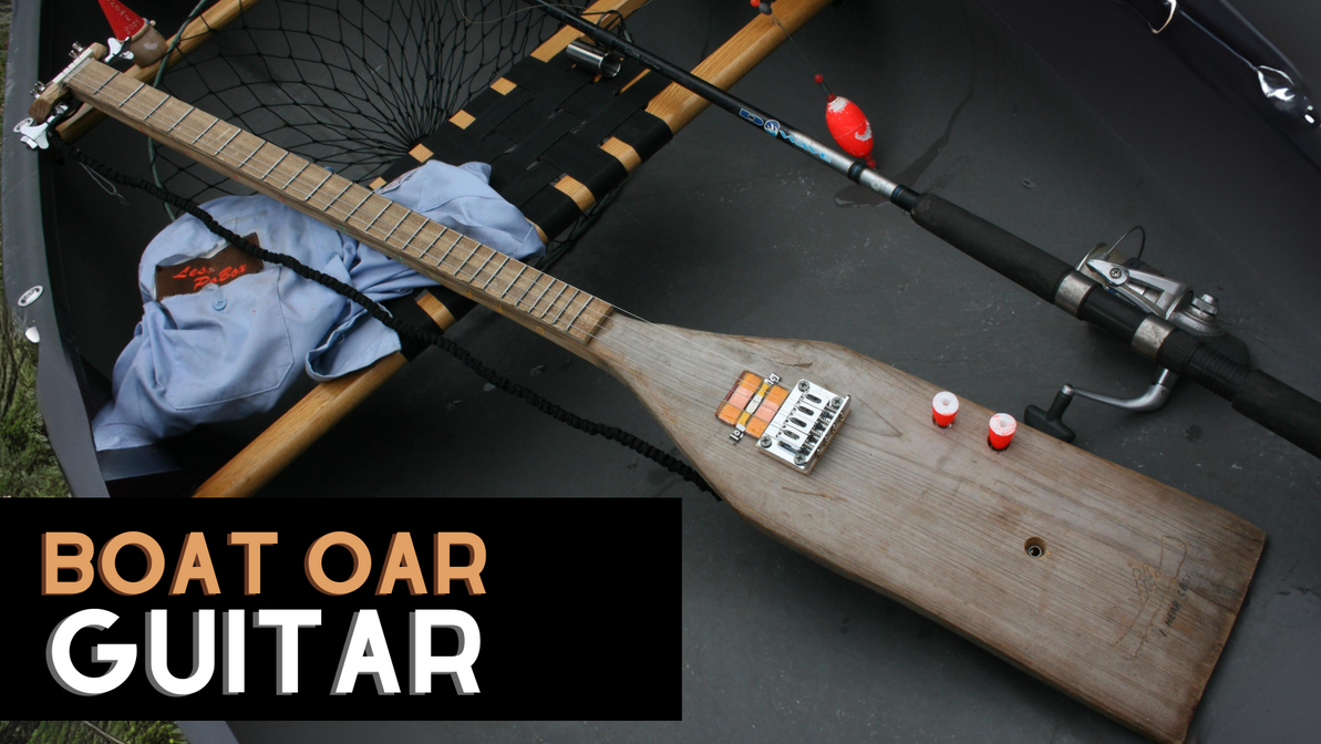 Will JEB Dermady's Award Winning Boat Oar Guitar!