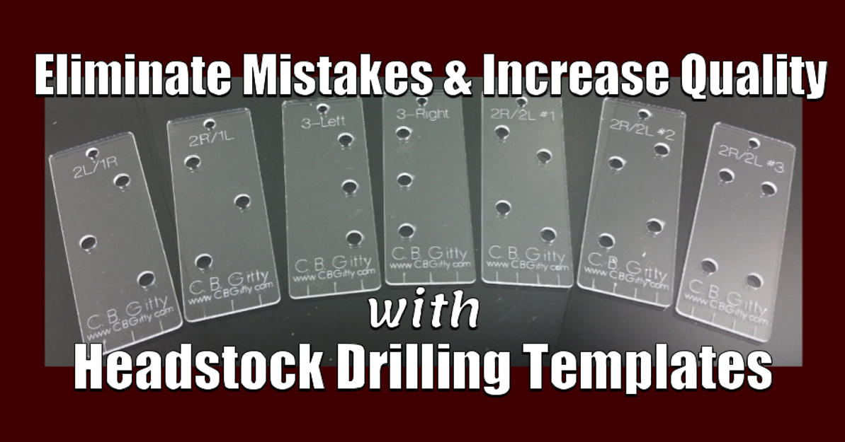 Cigar Box Guitar Tuning Peg Drilling Templates: Quick, Accurate & Easy to Use