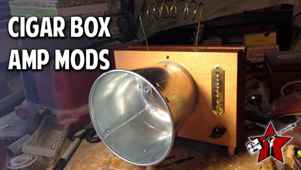 Cool Mods for C. B. Gitty Cigar Box Amps!