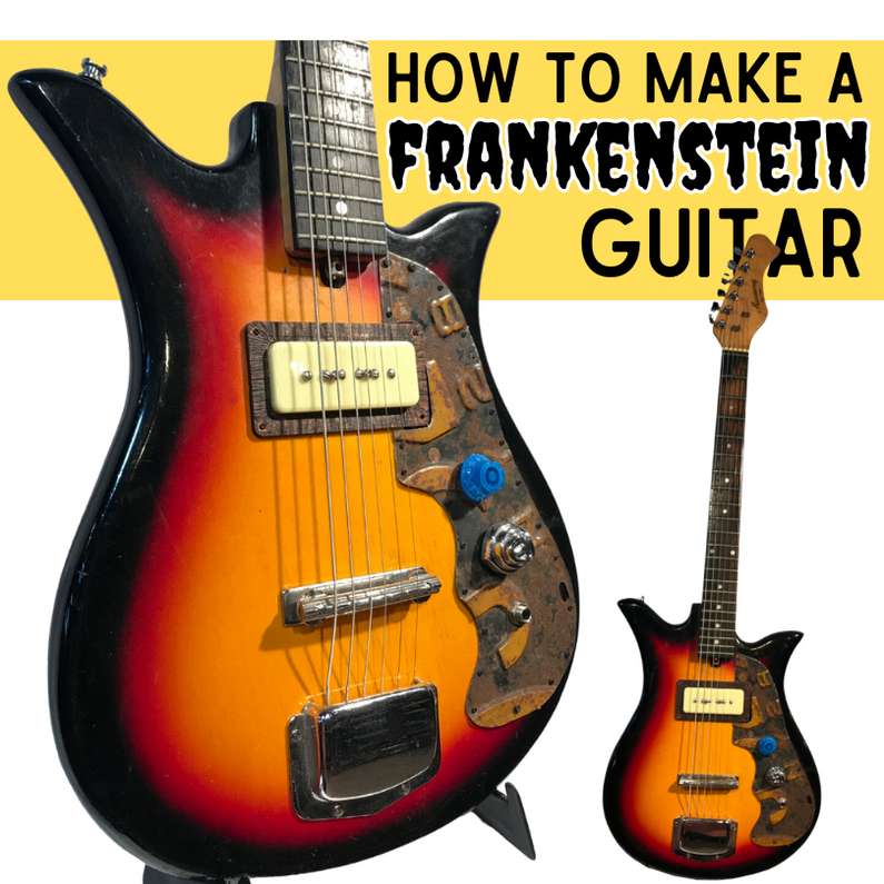 Outrageous Frankenstein Guitar Comes To Life [VIDEO]