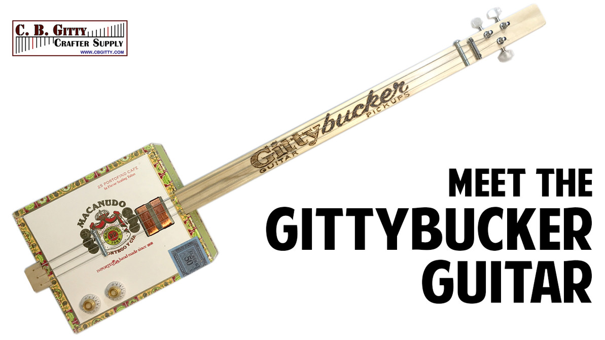 The Gittybucker Guitar!  Loaded with the all new Gittybucker Pickup