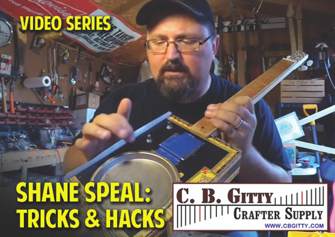 Shane Speal's Cigar Box Guitar Building "Tricks & Hacks"