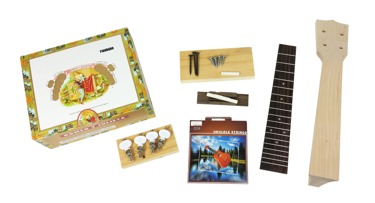 Cigar Box Ukulele Kit Everything Included Download Instructions for