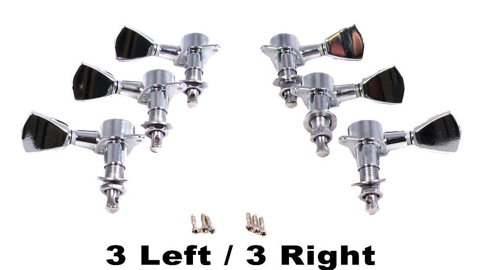 Tombstone-style Sealed-Gear Guitar Tuners/Machine Heads - Choose
