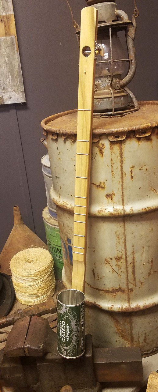 Fully-fretted Diatonic One-String Canjo Neck - Just add your own