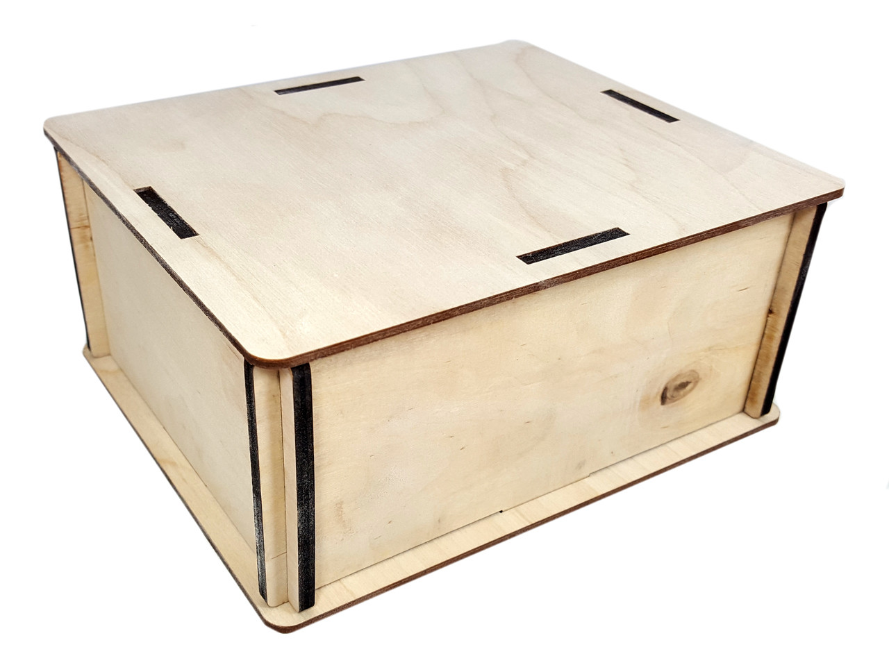 Amp-size DIY Wooden Box Enclosure Kit - 6