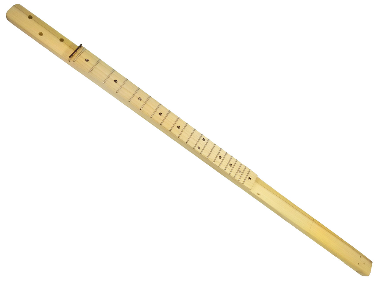 23-Inch Scale Fully Fretted Bolt-On Neck for 3-String Cigar Box Guitars and more
