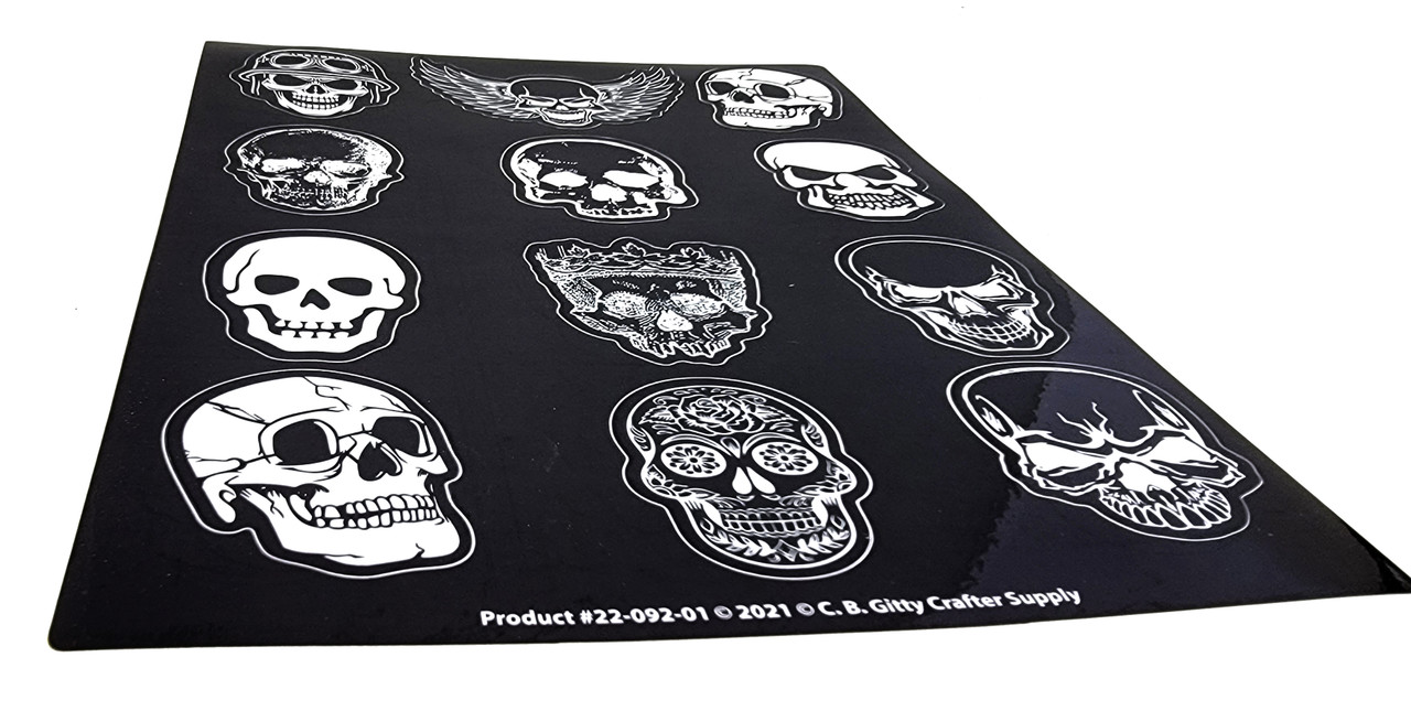 Skull and Bones Car Side Decal Kit! www.DeluxeDecals.net