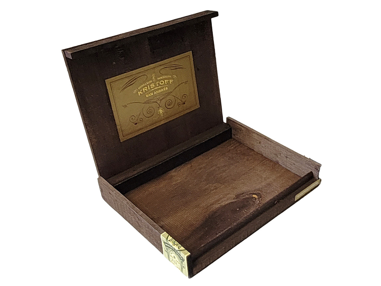 Rustic Kristoff San Andrés All-Wood Empty Cigar Box - C. B.