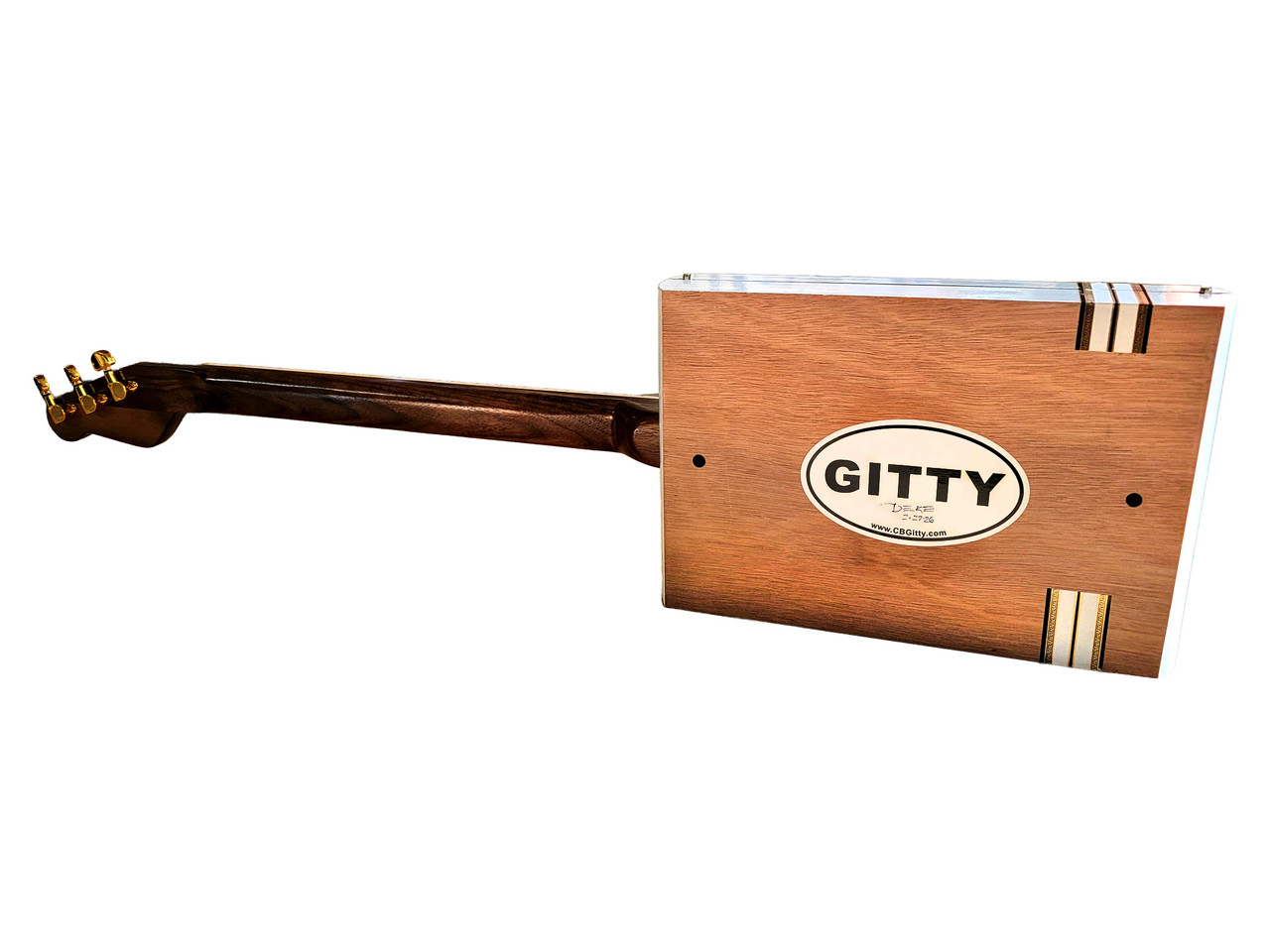 El Enemigo - Premium 3-string Electric Cigar Box Guitar by Deke