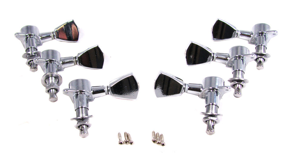 Tombstone-style Sealed-Gear Guitar Tuners/Machine Heads - Choose