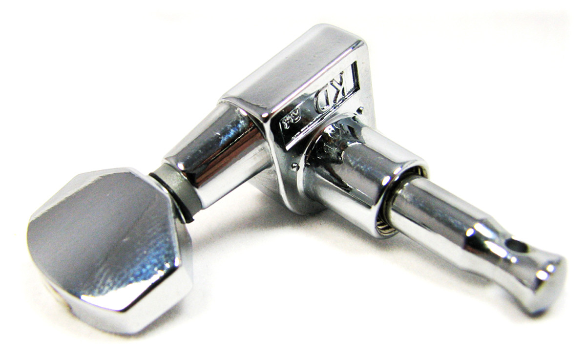 Chrome SealedGear Tuners for 3String Cigar Box Guitars C. B. Gitty