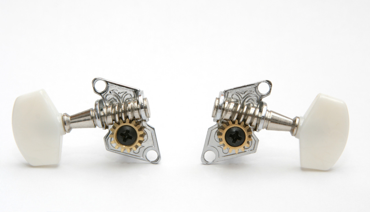 Chrome OpenGear Economy Tuners/Machine Heads 6pc. 3 left/3right C