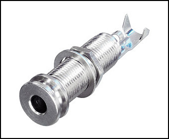 1pc. Chrome Guitar EndPin Strap Button Jack C. B. Gitty Crafter Supply