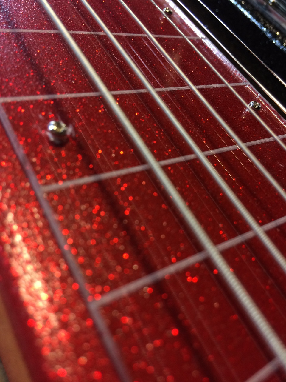 Clear Acrylic Fretboard for 2x4 Lap Steels C. B. Gitty Crafter Supply