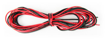 12ft. 24ga. Hook-up Wire: 6ft. Red/6ft. Black
