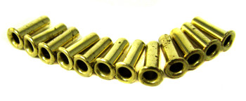 12pc. Long-shank Brass Eyelets/Economy String Ferrules