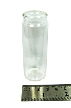 Vintage-Style Glass Medicine Vial Guitar Slide (3")