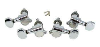 Chrome Sealed-Gear Tuners for 4-String - 2 Right 2 Left
