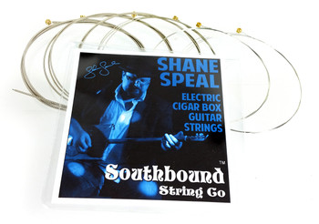 Shane Speal 6-string Cigar Box Guitar String Set - as used onstage by the King of the Cigar Box Guitar!